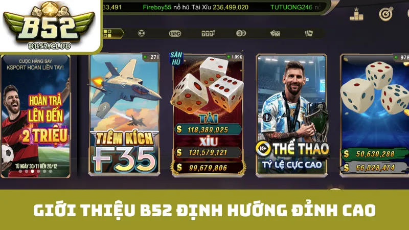Giới thiệu B52 định hướng đỉnh cao toàn cầu